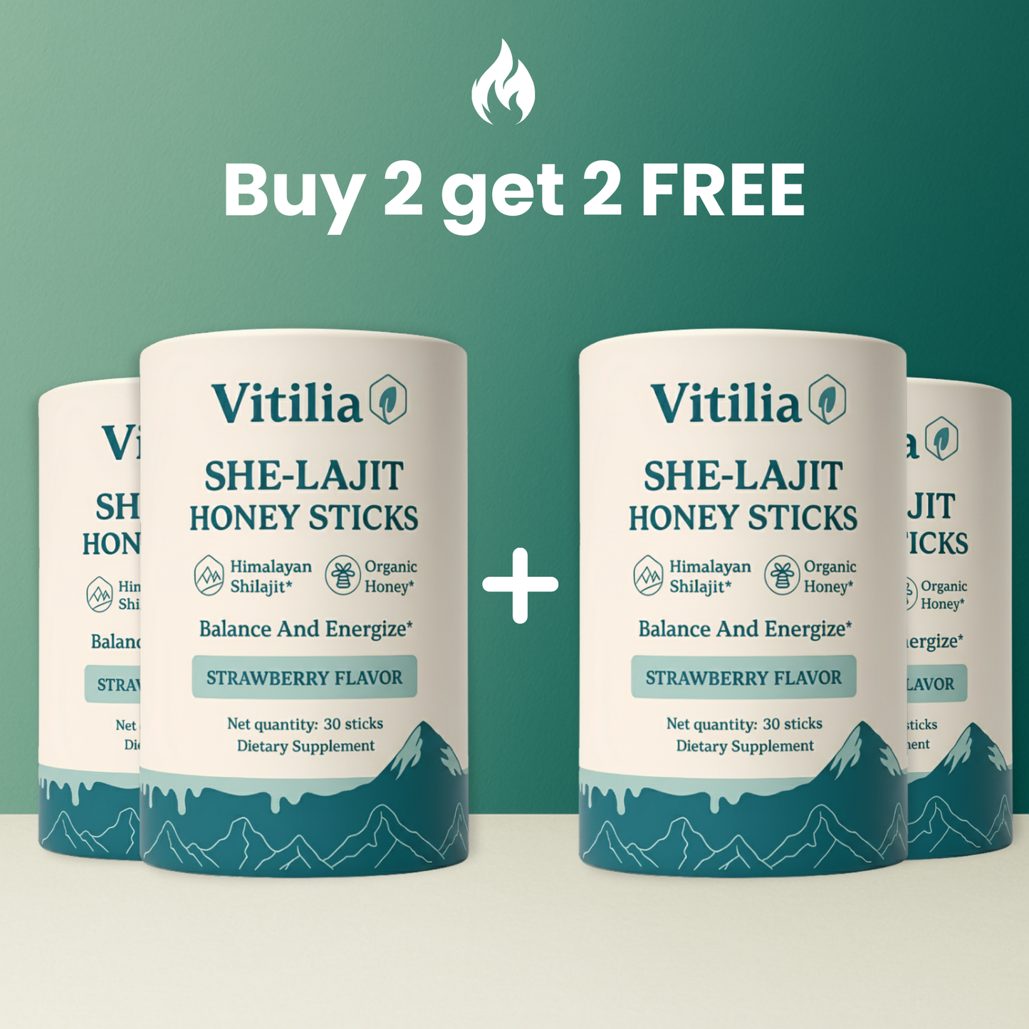 Vitilia™ She-Lajit Honey Sticks