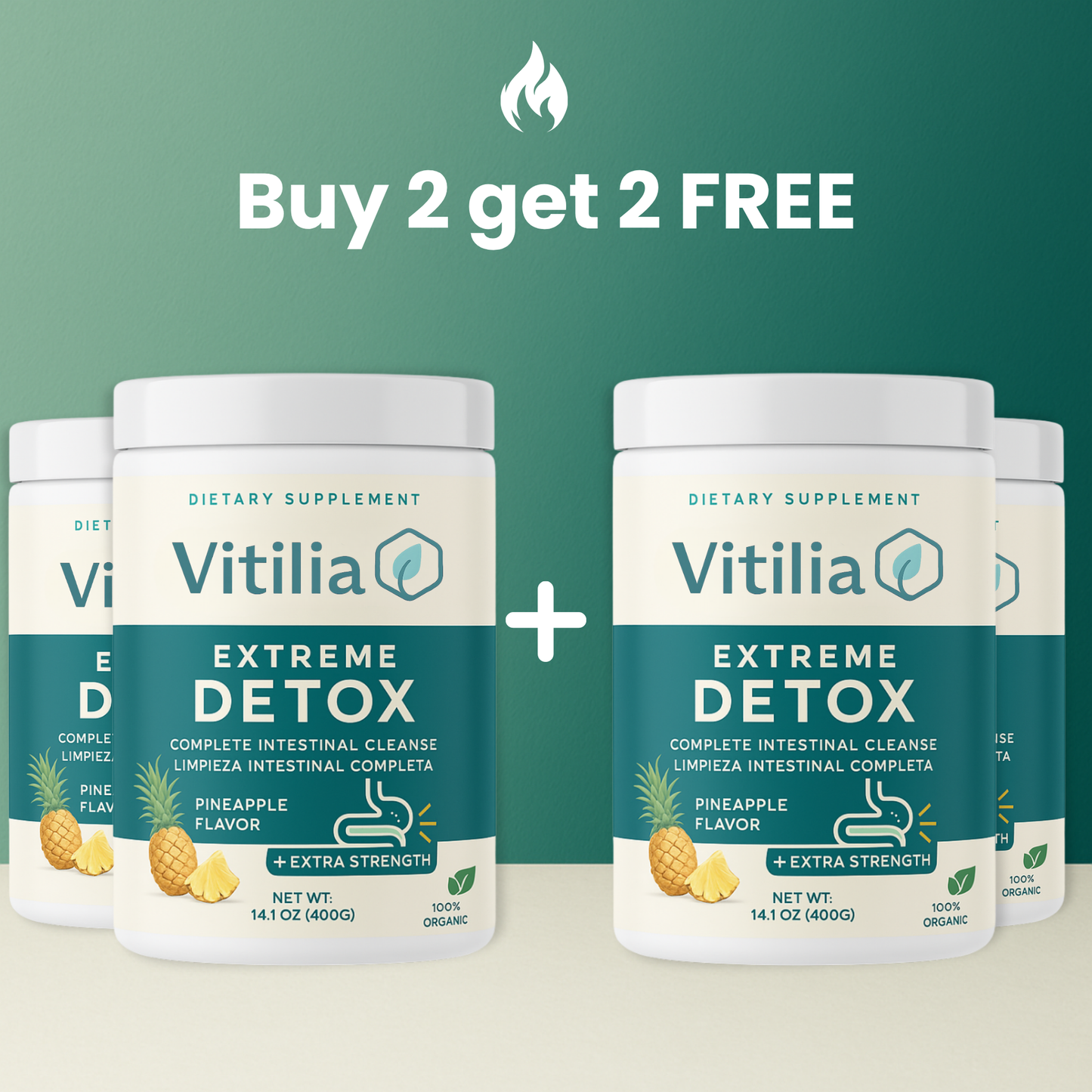 Vitilia™ Extreme Detox Powder