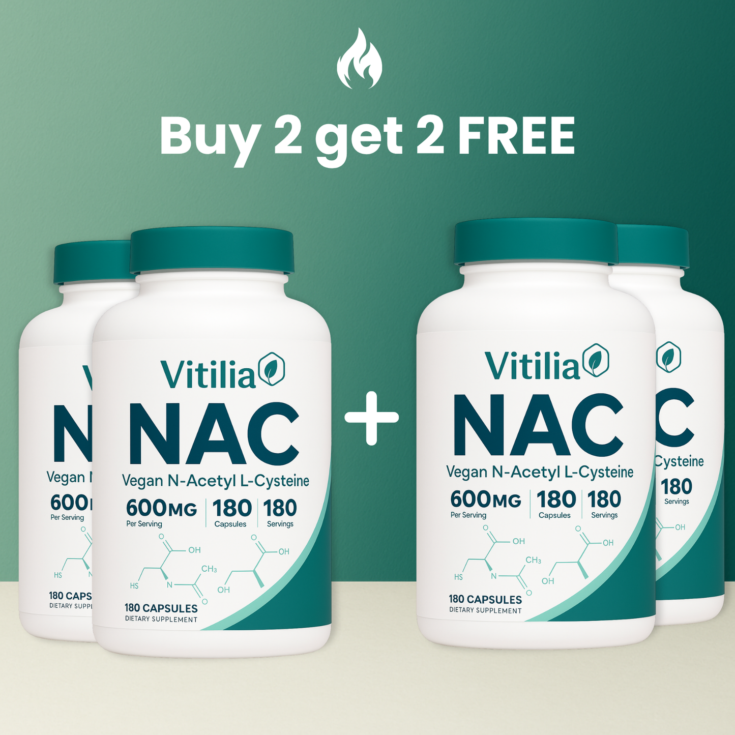 Vitilia™ N-Acetyl-Cysteine Supplement