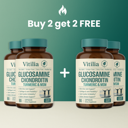 Vitilia™ Glucosamine & Turmeric Supplement