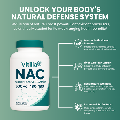 Vitilia™ N-Acetyl-Cysteine Supplement
