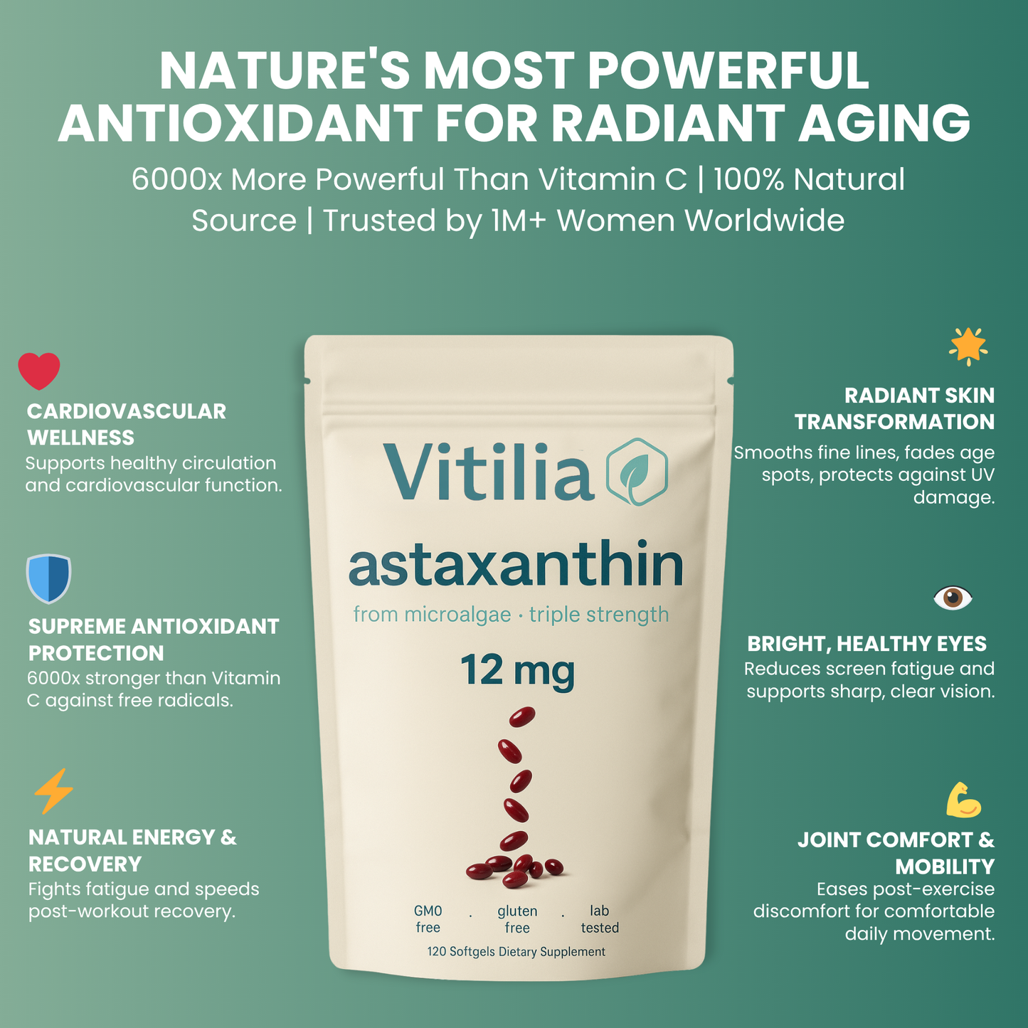 Vitilia™ Astaxanthin Supplement