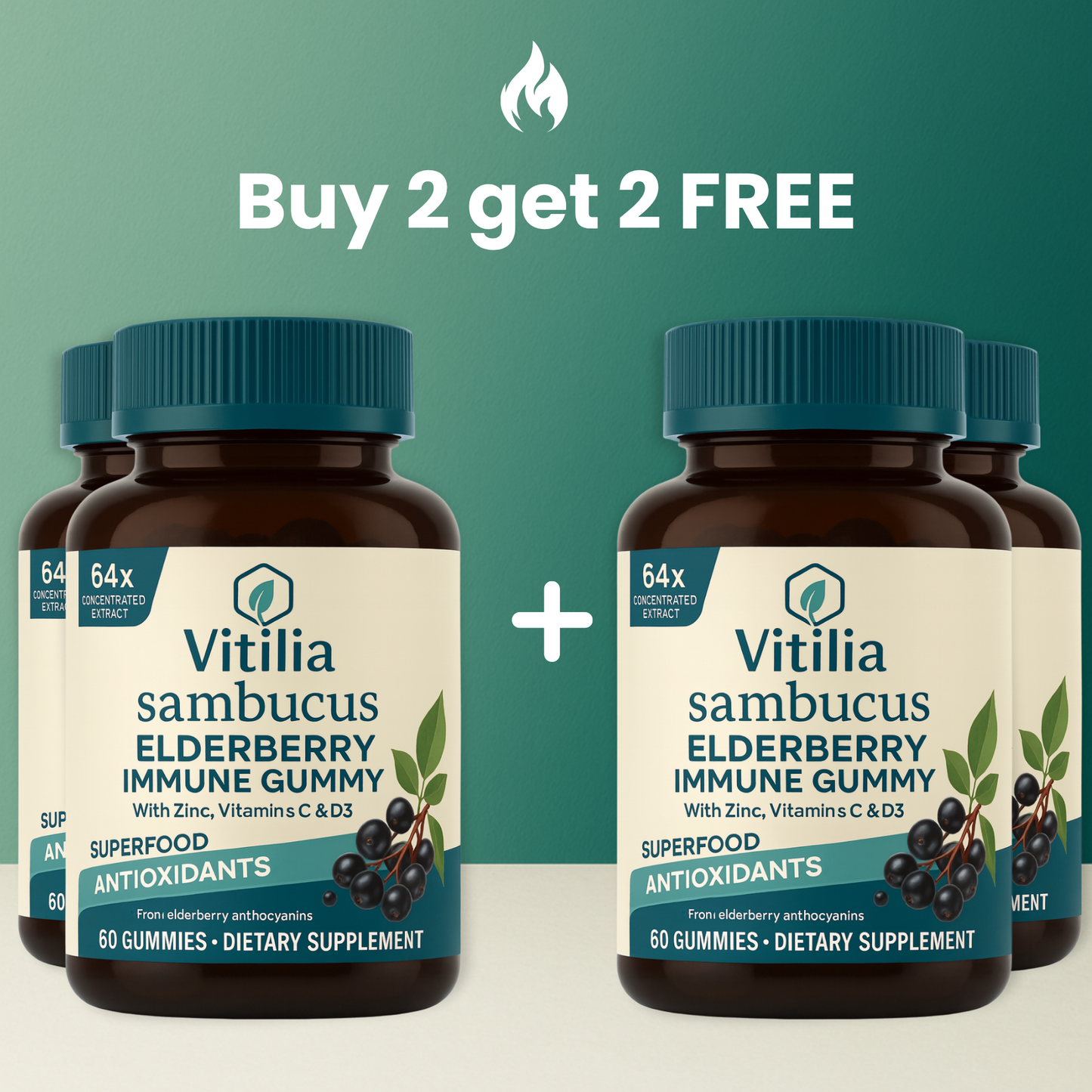 Vitilia™  Elderberry Gummies