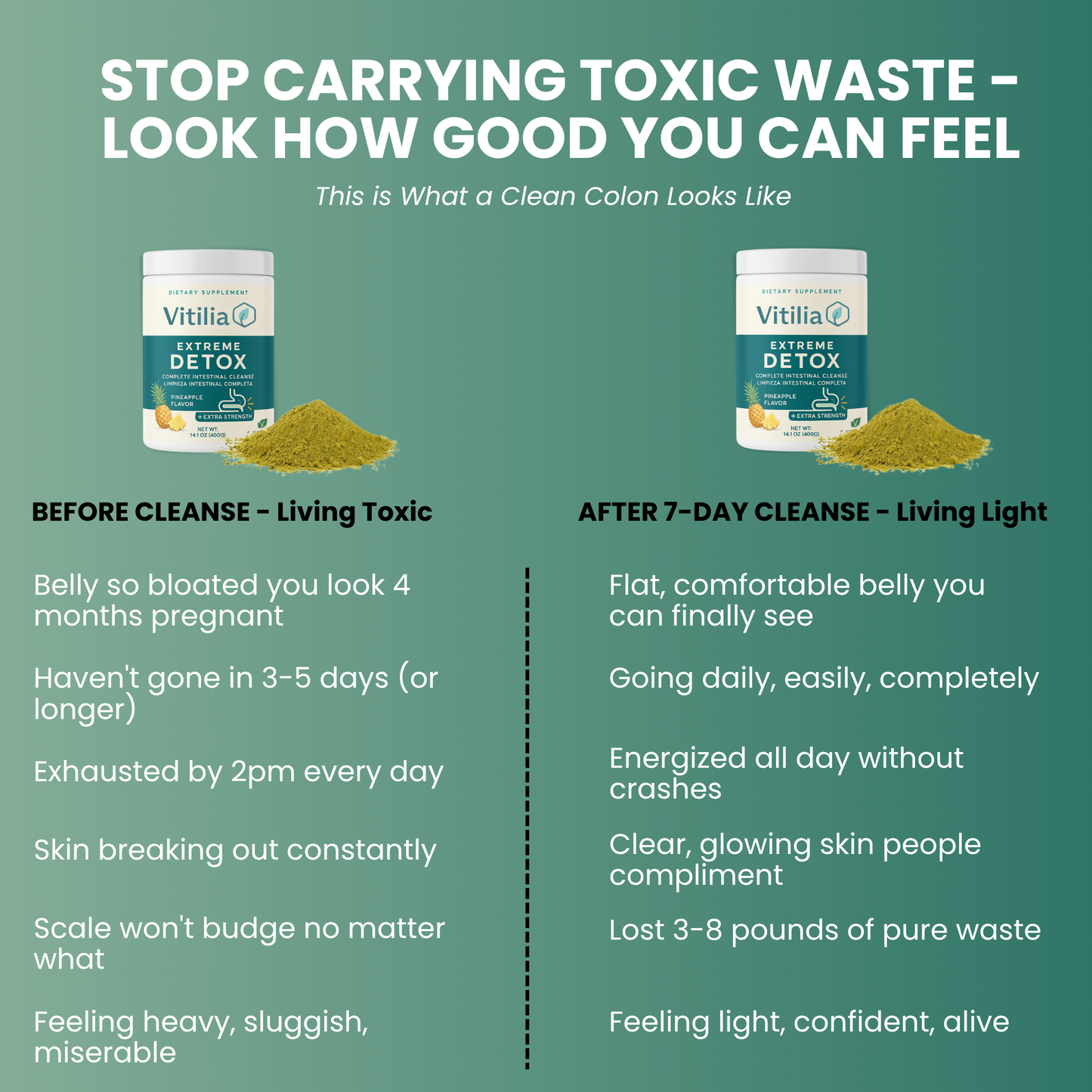 Vitilia™ Extreme Detox Powder