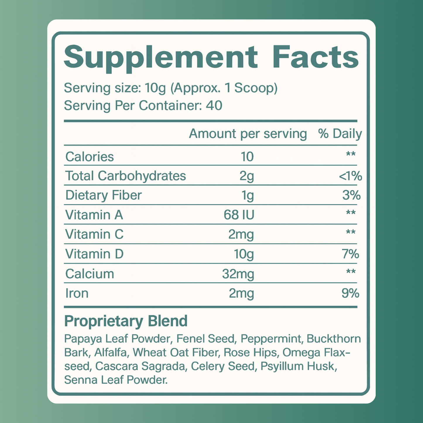 Vitilia™ Extreme Detox Powder