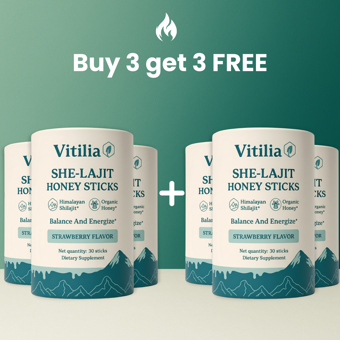 Vitilia™ She-Lajit Honey Sticks