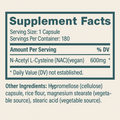 Vitilia™ N-Acetyl-Cysteine Supplement