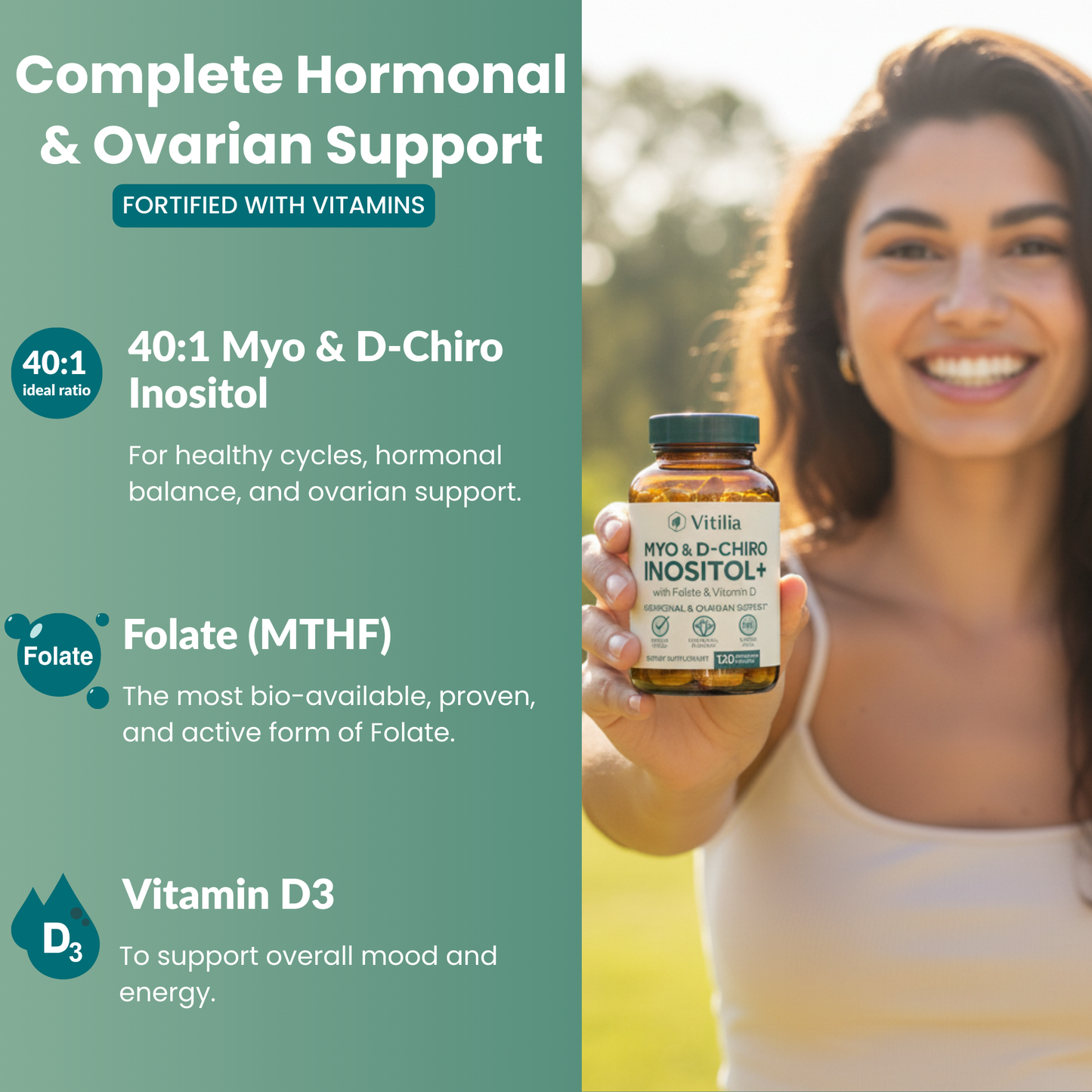 Vitilia™ Inositol Supplement for Women