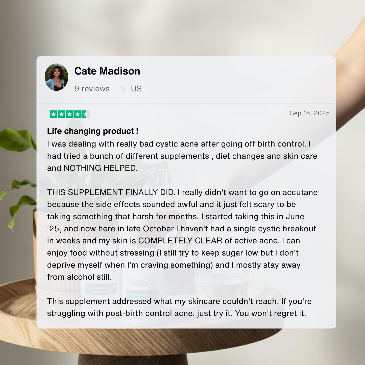 Vitilia™ Hormonal Acne Supplement