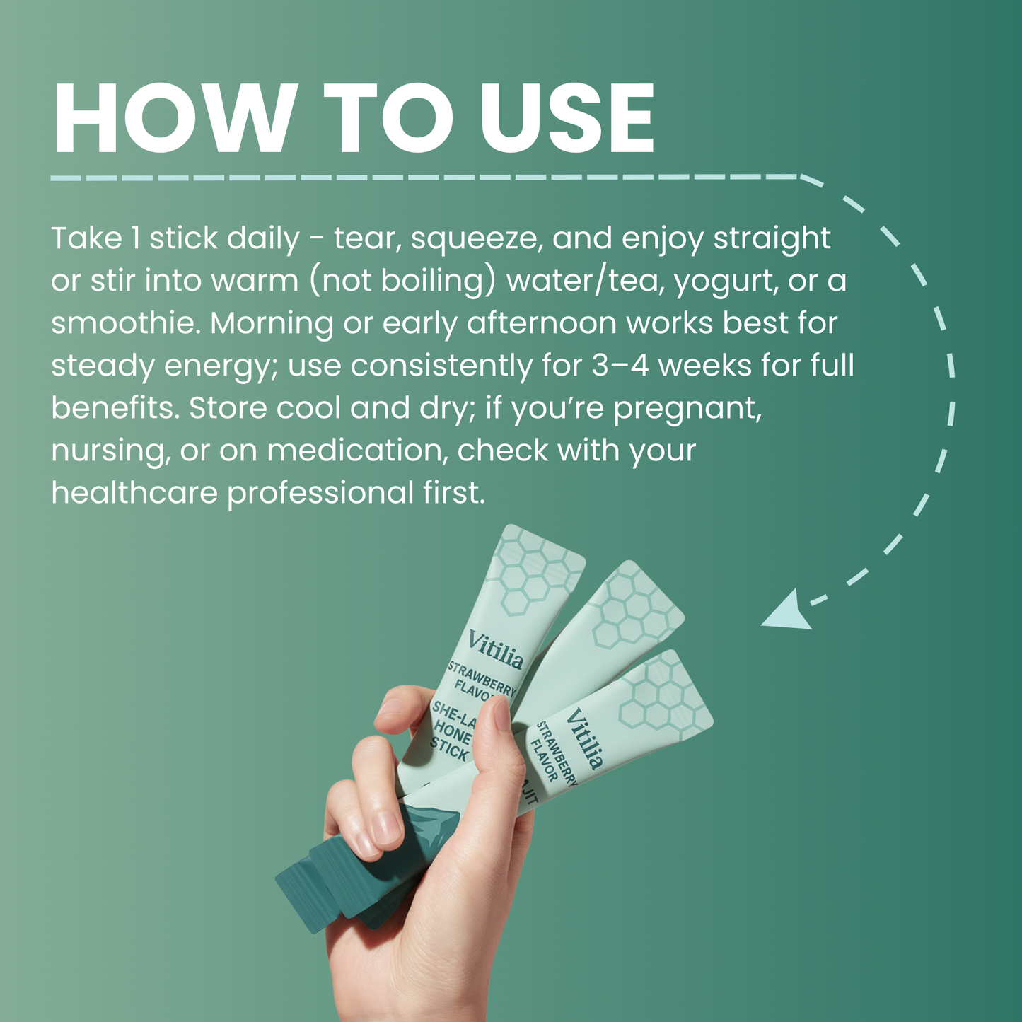 Vitilia™ She-Lajit Honey Sticks