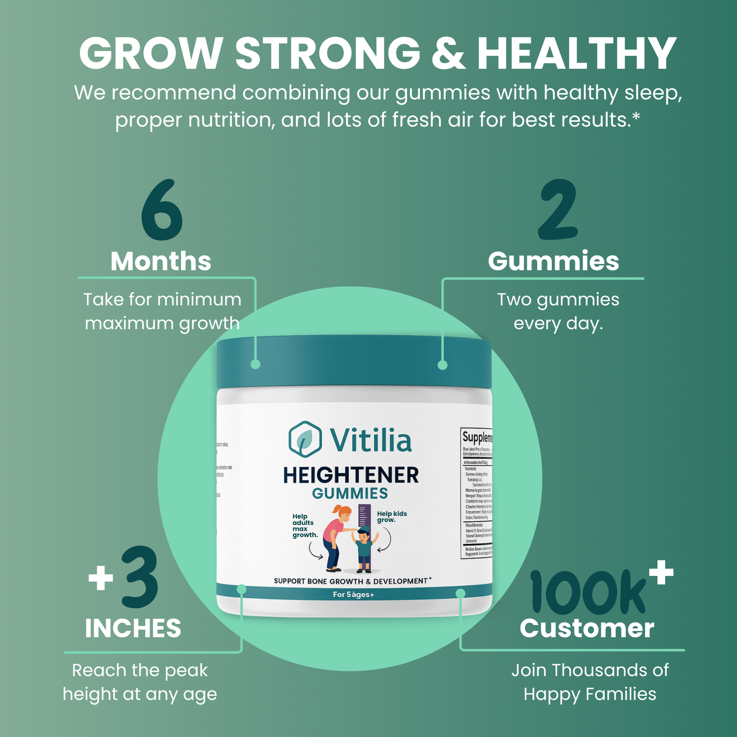 Vitilia™ Heightener Gummies