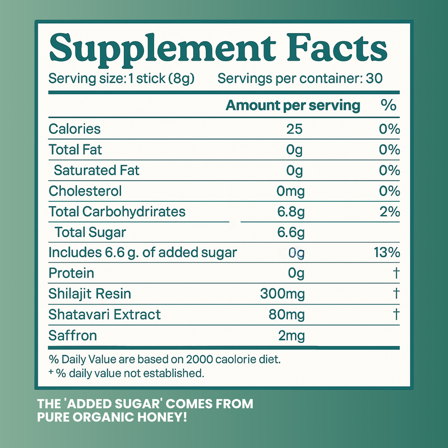 Vitilia™ She-Lajit Honey Sticks