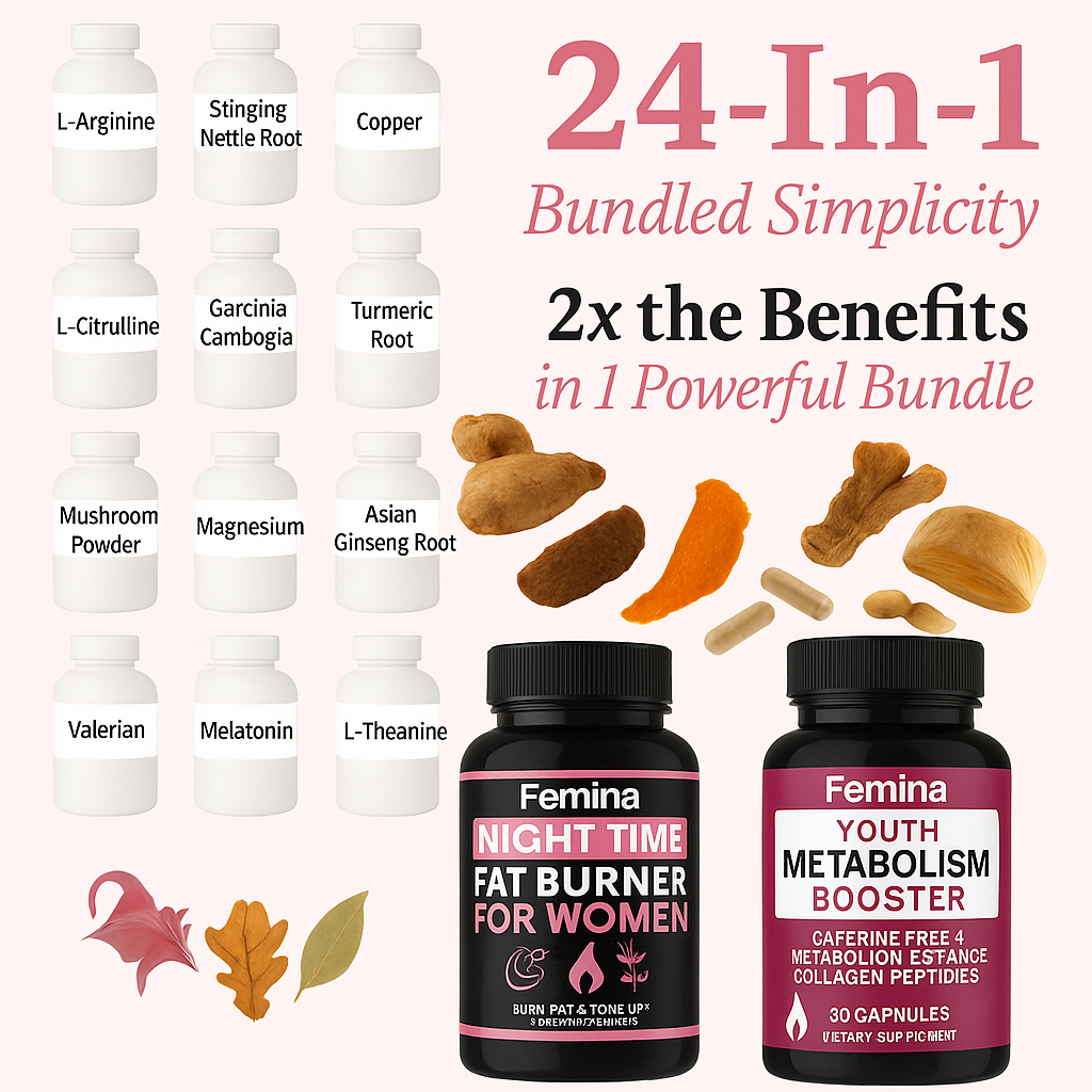 Femina™ Fat Burner + Youth Metabolism Booster Combo
