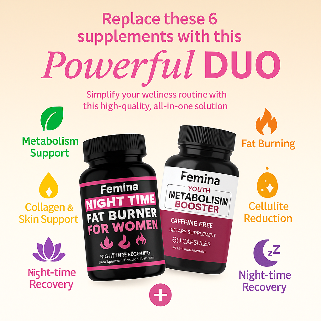 Femina™ Fat Burner + Youth Metabolism Booster Combo